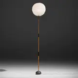 Isamu Noguchi, Akari light sculpture, model BB3-37D, 1957, washi paper, bamboo, enameled cast iron