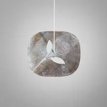 Rose Gong by Val Bertoia, patinated bronze, rope, sold May 2026