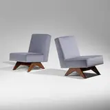 Pierre Jeanneret, Lounge chairs from Punjab University, Chandigarh, pair