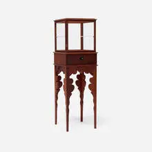 Garry Knox Bennett, Vitrine, 2002, mahogany, acrylic, painted wood, brass