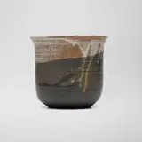 Planter by Toshiko Takaezu, c. 1978, glazed stoneware, sold Apr 2026