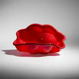 Dale Chihuly, Red Seaform Pair, 1995, hand-blown glass