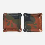 Charles Higa, Plates, set of two, glazed stoneware