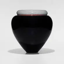 Vase by Lino Tagliapietra, 1986, hand-blown glass, sold Apr 2026