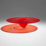 Benjamin Moore, Interior Fold vessel, 1996, hand-blown glass