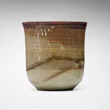 Vase by Toshiko Takaezu, c. 1978, glazed stoneware, sold Apr 2026