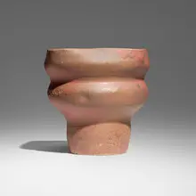 Robert Turner, Bowl Squared, c. 1981, glazed and reduction-fired stoneware