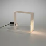 Tokujin Yoshioka, ToFU table lamp, 2000, acrylic, aluminum