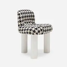 Cini Boeri, Botolo rolling chair, 1973, upholstery, lacquered steel