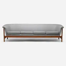Dot Dot Dot, Sofa, c. 1960, upholstery, teak
