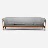 Dot Dot Dot, Sofa, c. 1960, upholstery, teak