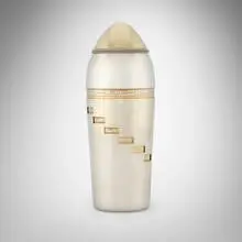 Zappia, Cocktail shaker, c. 1935, silver-plated and parcel-gilt metal