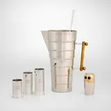 Modern, Collection of bar accessories, silver-plated metal, gilt metal, sterling silver, glass