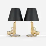 Philippe Starck, Golden Gun table lamps, pair