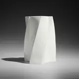 Frank Gehry, Torque vase, c. 2005, bone china
