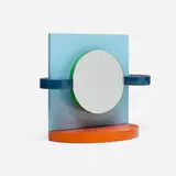 Michele de Lucchi, Dorian mirror, 1985, lacquered wood, mirrored glass