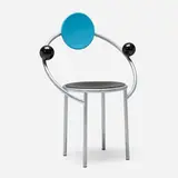 Michele de Lucchi, First Chair, 1983, enameled steel, lacquered wood, rubber