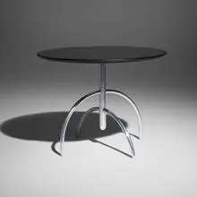 Lawrence Laske, Saguaro Cactus occasional table, 1993, lacquered birch, aluminum