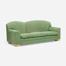 Roy McMakin, Sofa, c. 1988, upholstery, elm