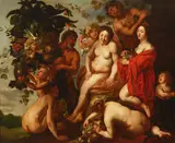 Jacob Jordaens, Bacchus, oil on canvas