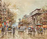 Antoine Blanchard, La Porte St. Martin, Paris