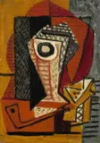 Roger Bissière, Ohne Titel, 1934, Öl auf Papier, auf Holz aufgezogen