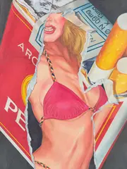 Fritz Köthe, Peer, 1985, Acryl auf Leinwand