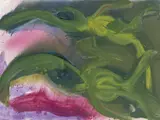 Rainer Fetting, fish, 1989, Öl auf Leinwand