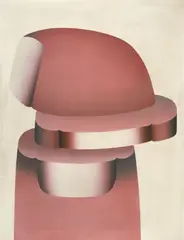 Spaltung by Lambert Maria Wintersberger, 1969, Öl auf Leinwand, sold Nov 2015