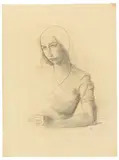 Karl Hofer, Mädchenbildnis. 1930er-Jahre