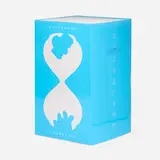 Daniel Arsham, Hourglass II (Blue), 2018, glass, sand, cast resin