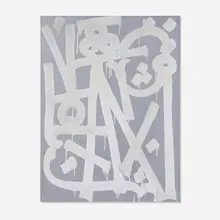 RETNA, Ver8Icon, 2025, acrylic and crystalline on canvas
