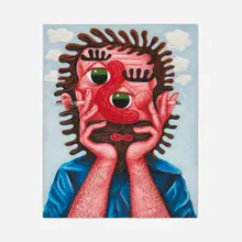 Robert Pokorny, Doobie Brother (2), 2021, acrylic on linen laid to panel