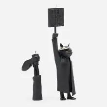 Mark Thomas Gibson, The Prophet; In Plain Sight (set of two), 2021, pewter, wax