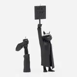 Mark Thomas Gibson, The Prophet; In Plain Sight (set of two), 2021, pewter, wax