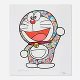 Doraemon: Here We Go! by Takashi Murakami, 2018, offset lithograph in colors, sold Dec 2025