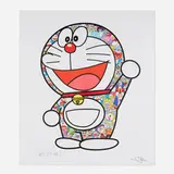 Doraemon: Hip Hip Hurrah! by Takashi Murakami, 2018, offset lithograph in colors, sold Dec 2025
