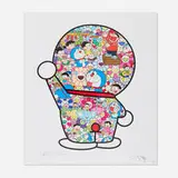 Doraemon's Daily Life by Takashi Murakami, 2018, offset lithograph in colors, sold Dec 2025