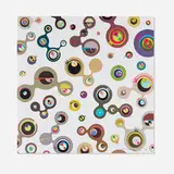 Jellyfish Eyes - White 4 by Takashi Murakami, 2006, offset lithograph in colors, sold Dec 2025