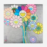 Kōrin and Warhol by Takashi Murakami, 2025, offset lithograph in colors, sold Dec 2025