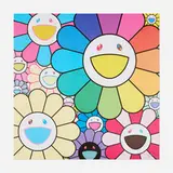 Lots of Flowers by Takashi Murakami, 2024, offset lithograph in colors, sold Dec 2025