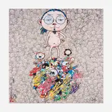 Naked Me Contemplates Death (Memento Mori) by Takashi Murakami, 2013, offset lithograph in colors, sold Dec 2025