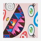 We Are the Square Jocular Clan by Takashi Murakami, 2018, offset lithograph in colors, sold Dec 2025