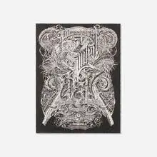 Aaron Horkey, Gilded Age, 2015, ink on paper