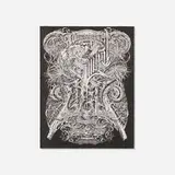Aaron Horkey, Gilded Age, 2015, ink on paper