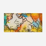 Andy Howell, Untitled, c. 2005, acrylic, spray paint on found panel