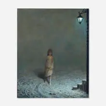 Aron Wiesenfeld, The Settlers, 2012, oil on canvas laid to panel
