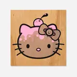 Buff Monster, Hello Kitty, 2009, screenprint in colors on panel