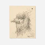 DALeast, Untitled, 2017, ink on paper