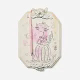 Elizabeth McGrath, Selma Squid and Rudolph, mixed media, graphite and acrylic on wood